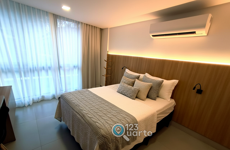 Apto Luxo Pé na Areia no Bessa | 123Quarto #GS118