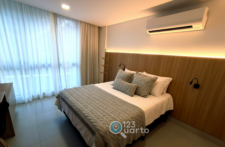 Apto Luxo Pé na Areia no Bessa | 123Quarto #GS118