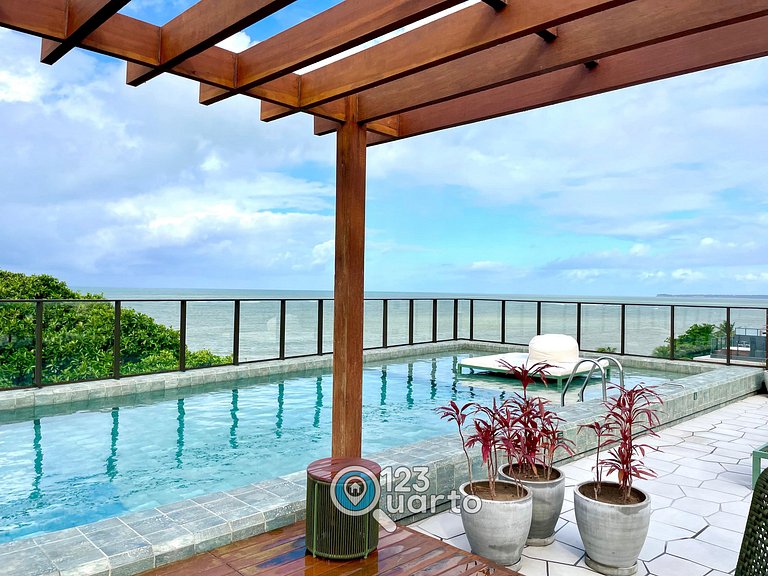 Apto Luxo Pé na Areia no Bessa | 123Quarto #GS118