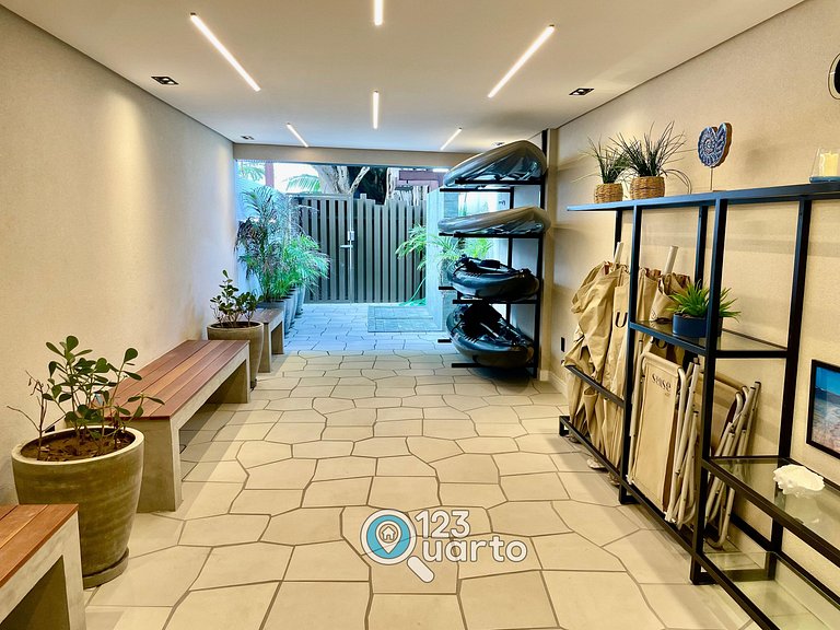 Apto Luxo Pé na Areia no Bessa | 123Quarto #GS118