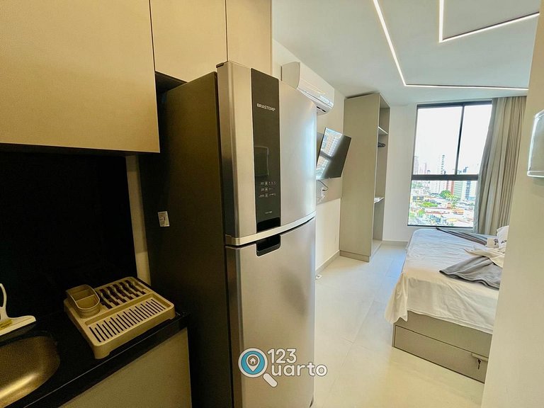 Flat Stúdio Em Manaíra - 123Quarto #SOL1106