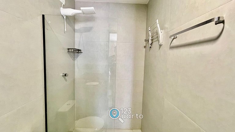 Apto Lateral Vista Mar - Solaz | 123Quarto #SOL608