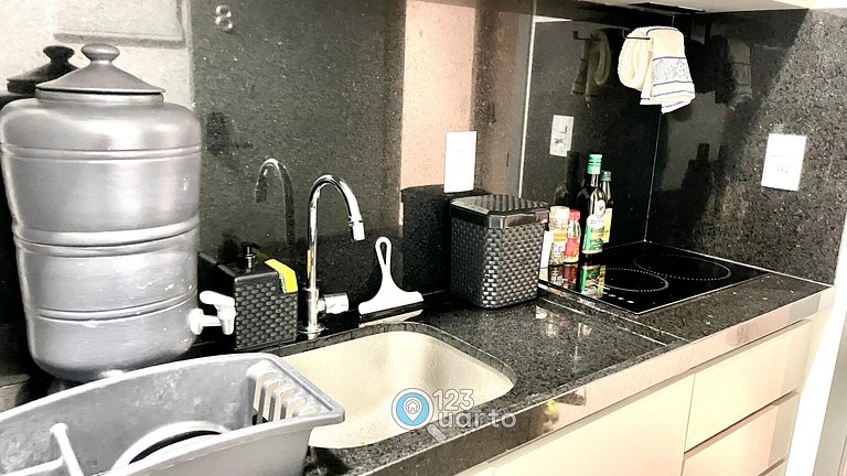 Apto Lateral Vista Mar - Solaz | 123Quarto #SOL608