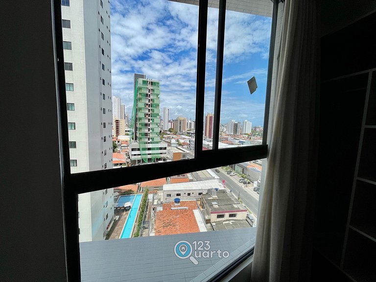 Apto Lateral Vista Mar - Solaz | 123Quarto #SOL608