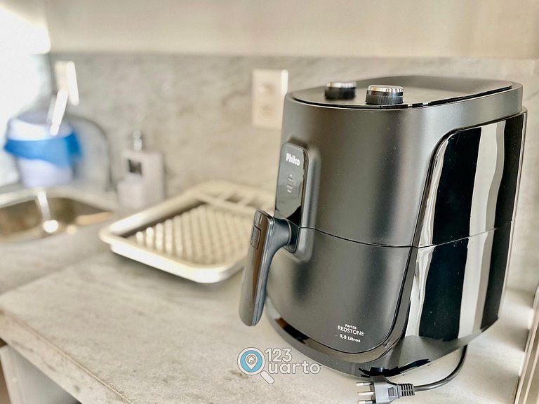 Flat Vista Mar com Varanda | 123Quarto