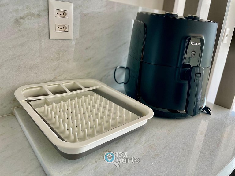 Flat Vista Mar com Varanda | 123Quarto