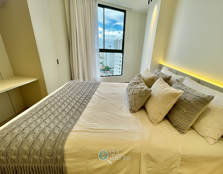 Apto Studio Ocean & City View | #SOL1504