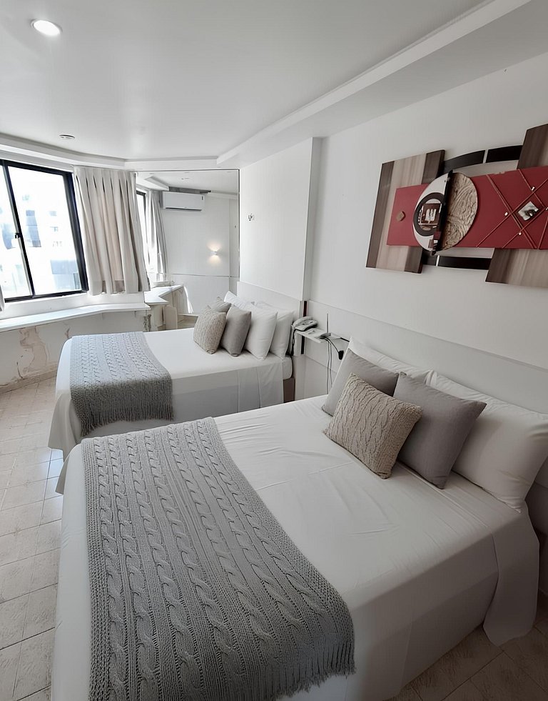 Apto em Intermares 2 Camas Casal #VF510