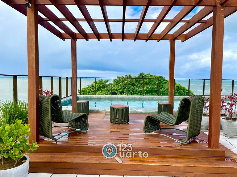 Flat Luxo no Bessa 2 Camas | 123Quarto #GS116