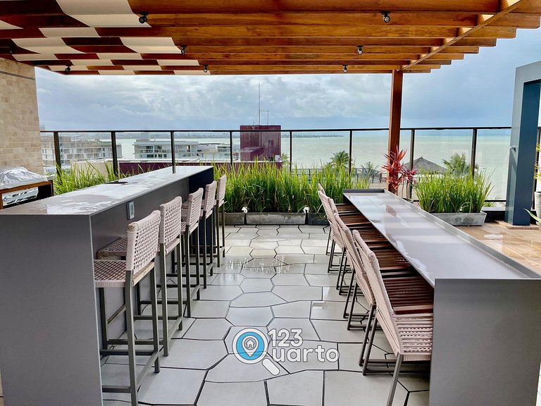 Flat Luxo no Bessa 2 Camas | 123Quarto #GS116