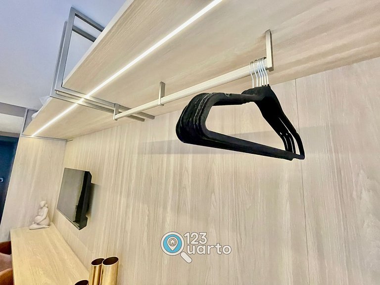 Flat Luxo no Bessa 2 Camas | 123Quarto #GS116