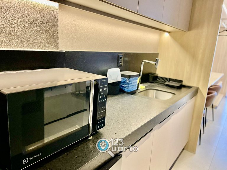 Flat Luxo no Bessa 2 Camas | 123Quarto #GS116