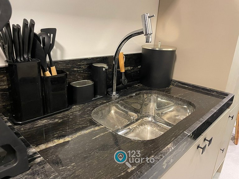 Studio Luxo em Cabo Branco | 123Quarto #HCB136B