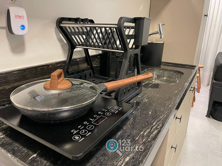 Studio Luxo em Cabo Branco | 123Quarto #HCB136B