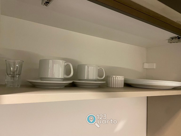 Studio Luxo em Cabo Branco | 123Quarto #HCB136B