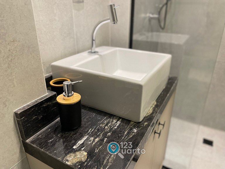 Studio Luxo em Cabo Branco | 123Quarto #HCB136B