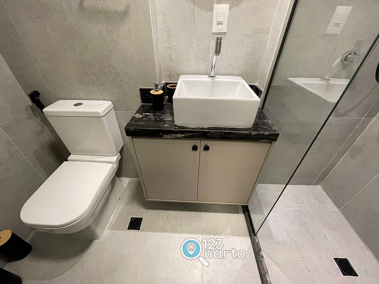 Studio Luxo em Cabo Branco | 123Quarto #HCB136B