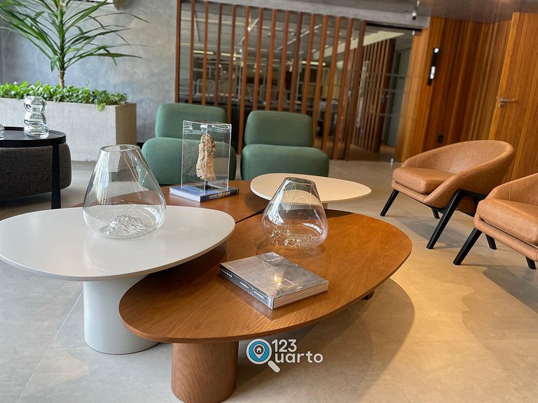 Studio Luxo em Cabo Branco | 123Quarto #HCB136B