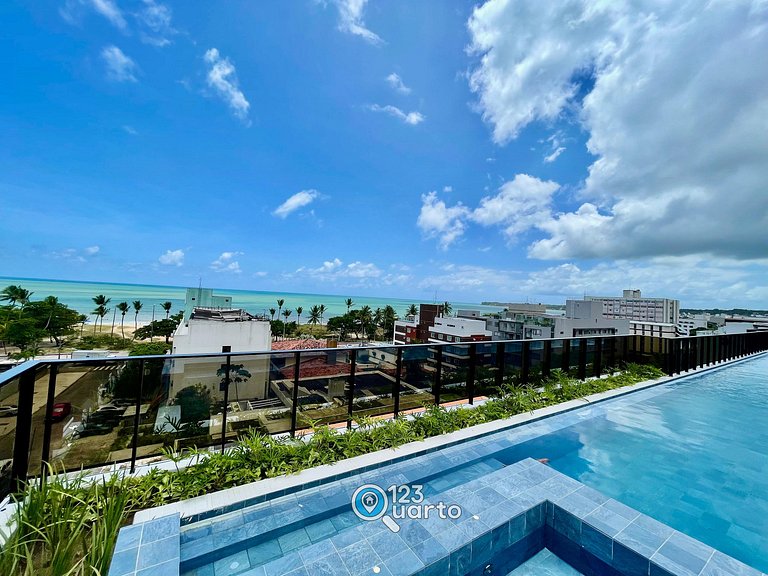 Studio Luxo em Cabo Branco | 123Quarto #HCB136B