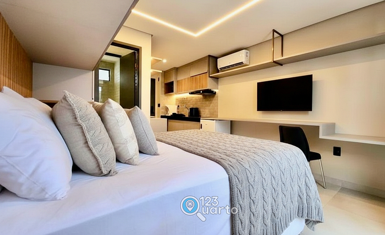 Apto com Varanda Em Intermares | 123Quarto #SMF104