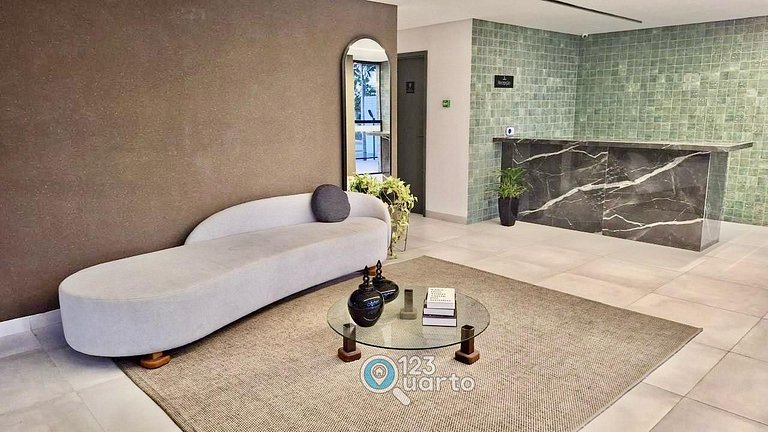 Apto com Varanda Em Intermares | 123Quarto #SMF104