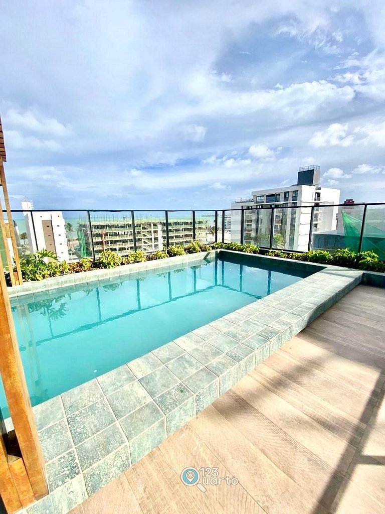 Apto com Varanda Em Intermares | 123Quarto #SMF104