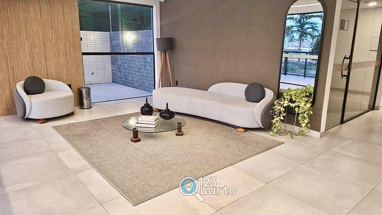 Apto com Varanda Em Intermares | 123Quarto #SMF104