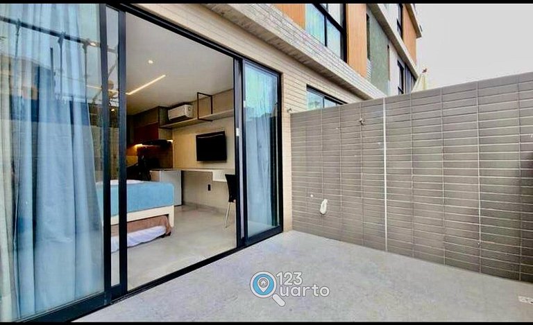 Apto com Varanda Em Intermares | 123Quarto #SMF104