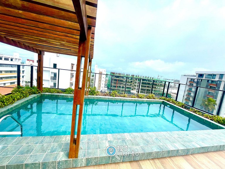 Apto com Varanda Em Intermares | 123Quarto