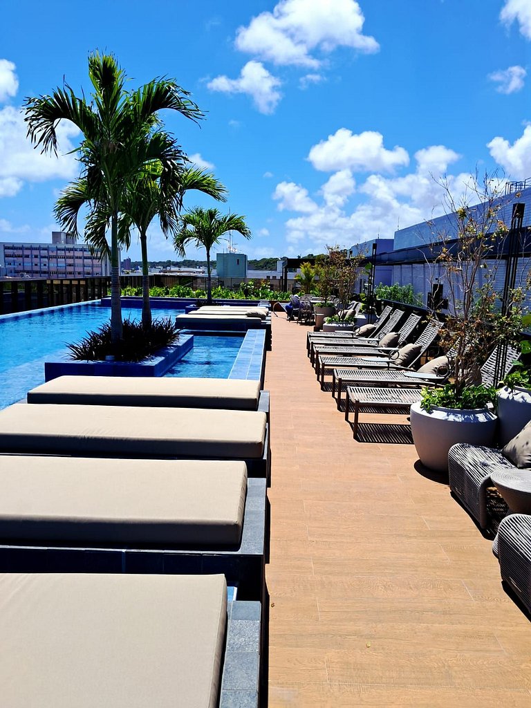 Studio Luxo em Cabo Branco | 123Quarto #HCB136B