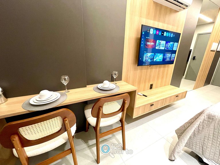 Stúdio Luxo & Comfort | 123Quarto #SOL703