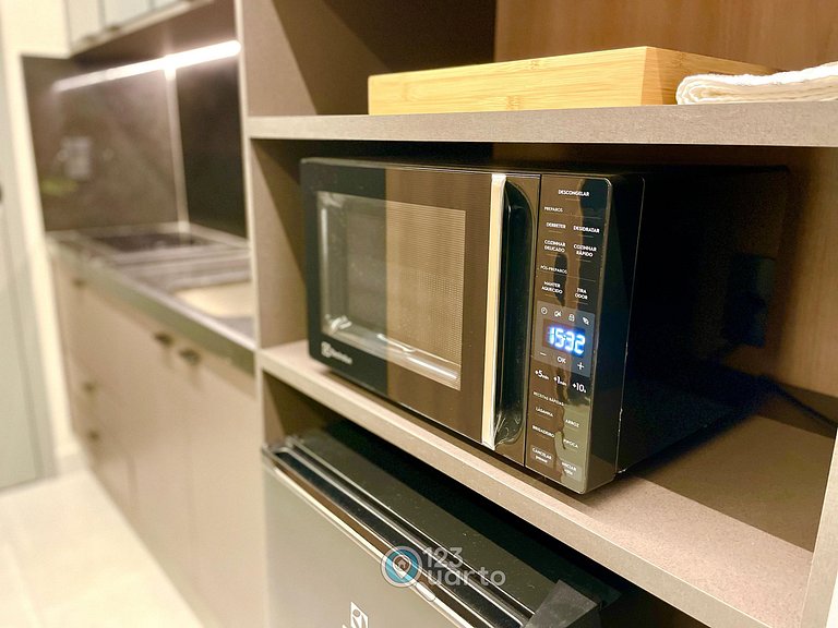 Stúdio Luxo & Comfort | 123Quarto #SOL703