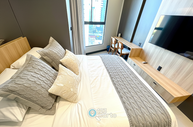 Stúdio Luxo & Comfort | 123Quarto #SOL703