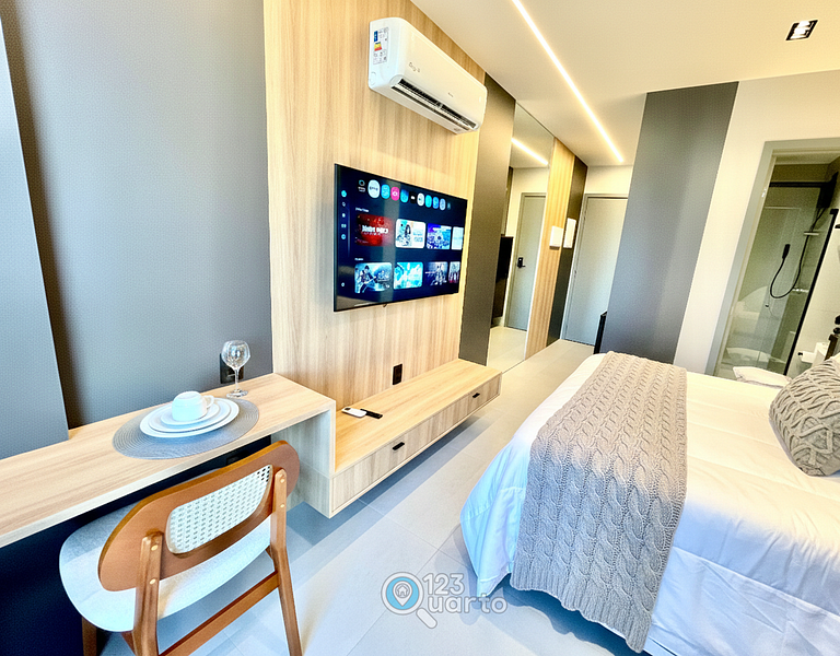 Stúdio Luxo & Comfort | 123Quarto #SOL703