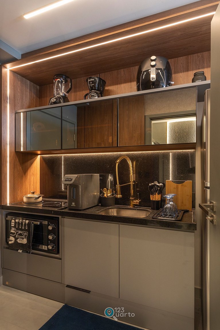 Apto Luxo Deluxe | Solaz by 123Quarto #SOL606