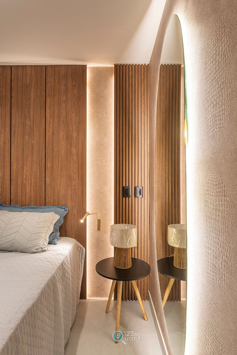 Apto Luxo Deluxe | Solaz by 123Quarto #SOL606