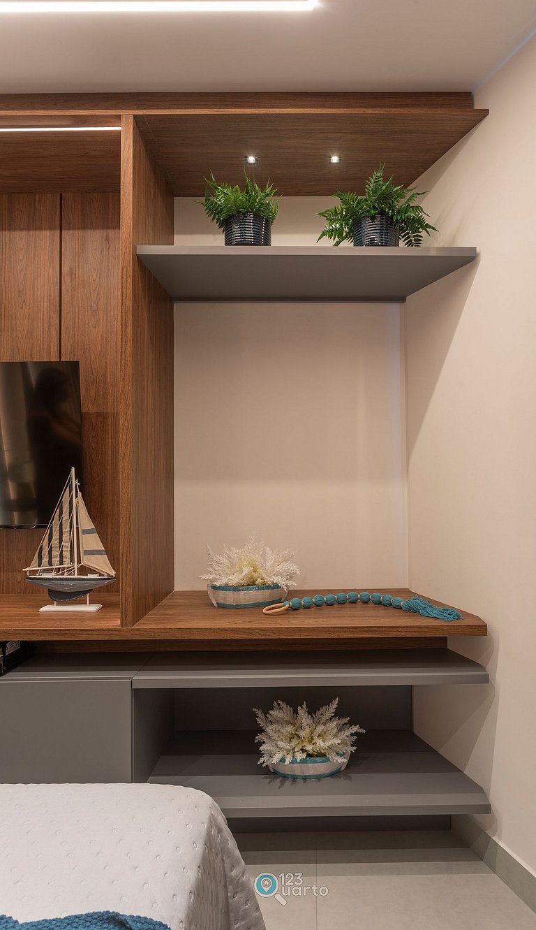 Apto Luxo Deluxe | Solaz by 123Quarto #SOL606