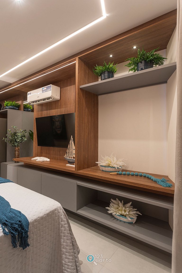 Apto Luxo Deluxe | Solaz by 123Quarto #SOL606