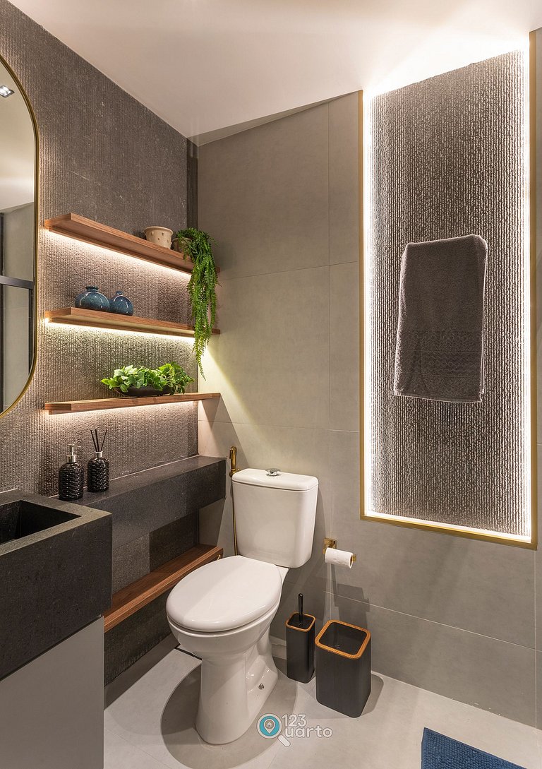 Apto Luxo Deluxe | Solaz by 123Quarto #SOL606