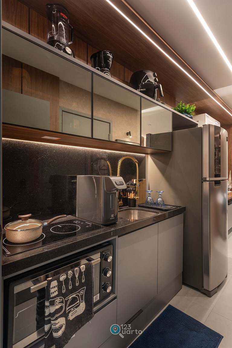 Apto Luxo Deluxe | Solaz by 123Quarto #SOL606