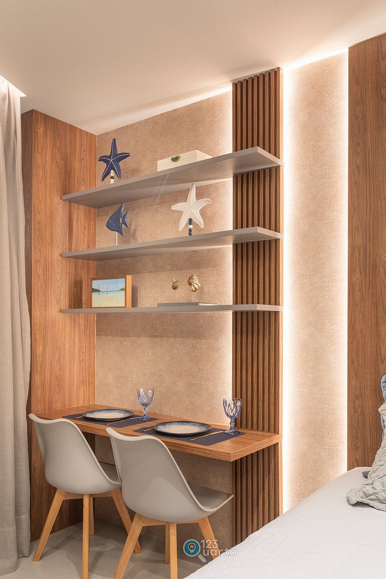 Apto Luxo Deluxe | Solaz by 123Quarto #SOL606