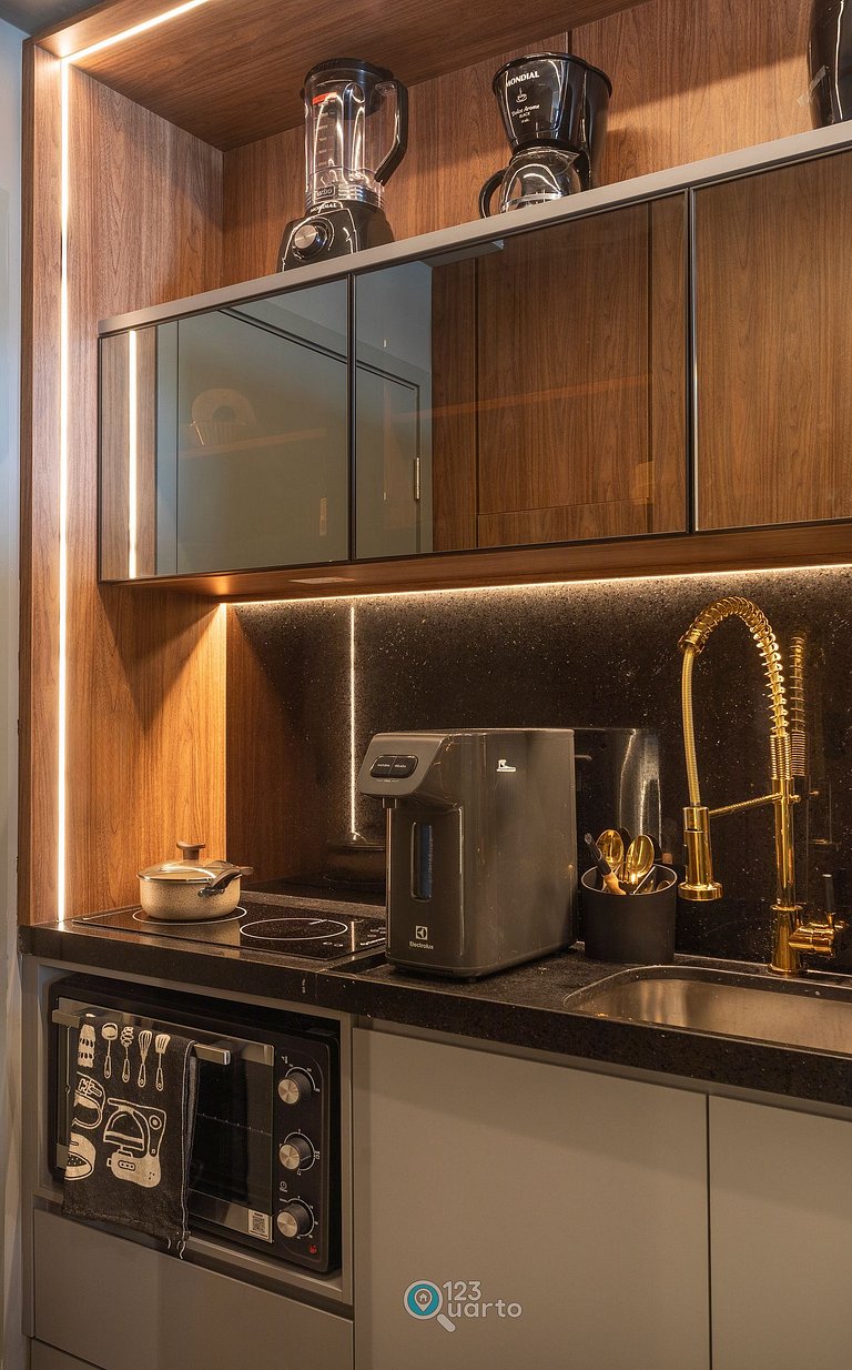 Apto Luxo Deluxe | Solaz by 123Quarto #SOL606