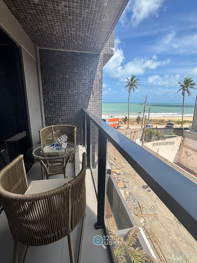 Apto Luxo Com Varanda Vista Mar | 123Quarto #BH207