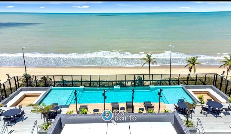 Apto Luxo Com Varanda Vista Mar | 123Quarto #BH207