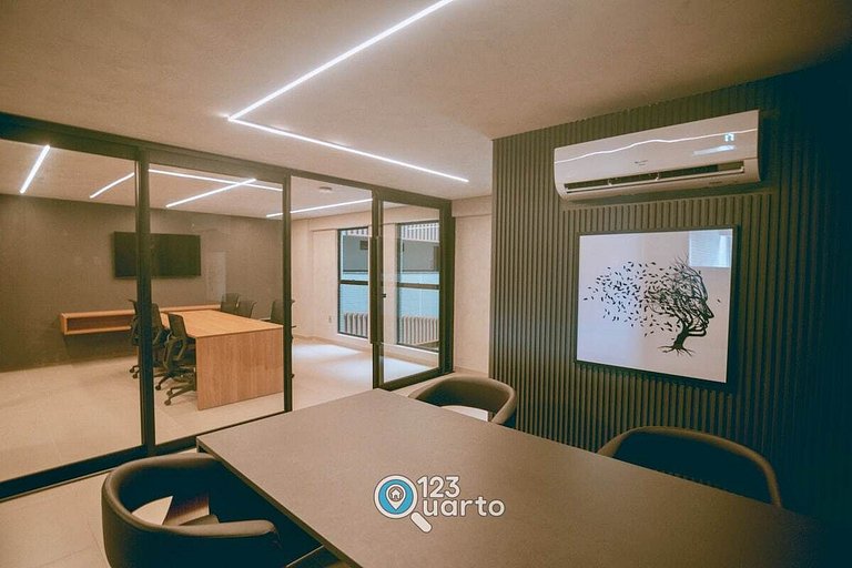 Apto Luxo Com Varanda Vista Mar | 123Quarto #BH207