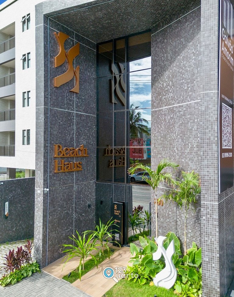 Apto Luxo Com Varanda Vista Mar | 123Quarto #BH207