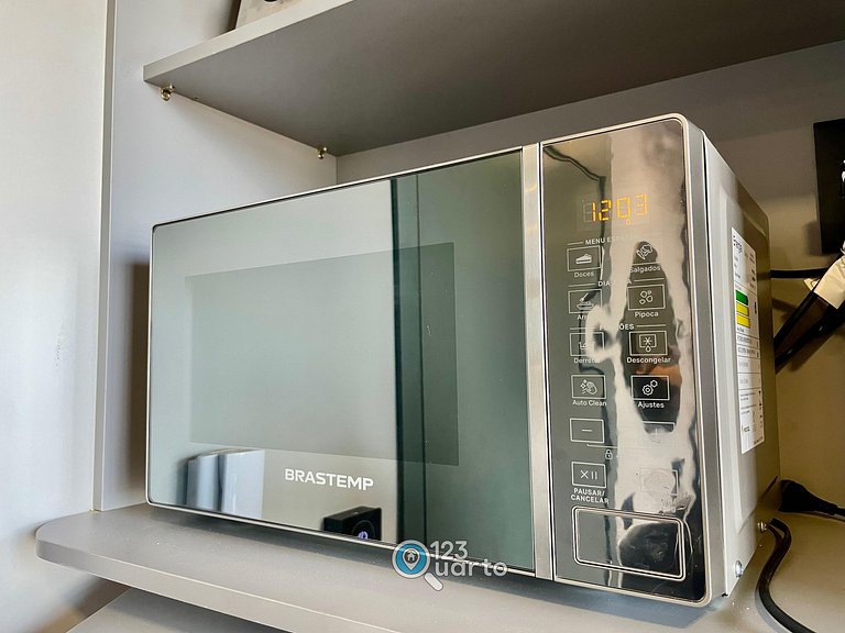 Apto Com Varanda Vista Mar| 123Quarto #GS402