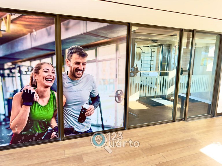 Apto Com Varanda Vista lateral Mar| #GS402