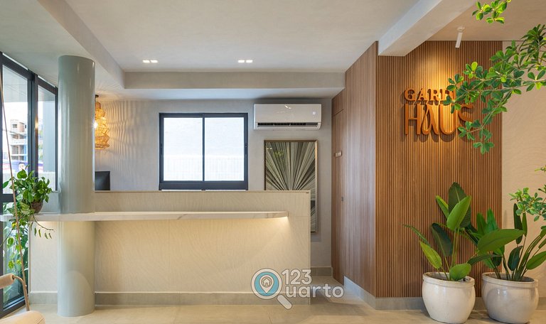 Apto Luxo | Vista Mar + Hidro Aquecida no Rooftop