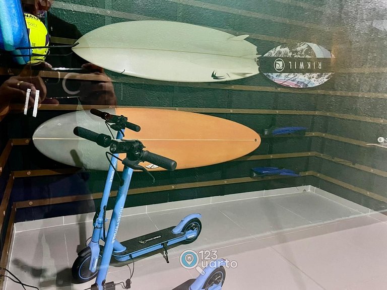 Apto Luxo | Vista Mar + Hidro Aquecida no Rooftop